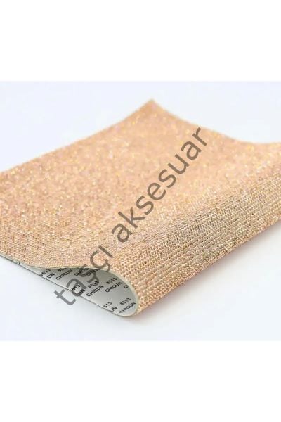 Kristal Sticker açık altın