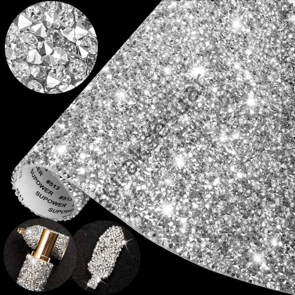 Kristal Sticker serpme gümüş