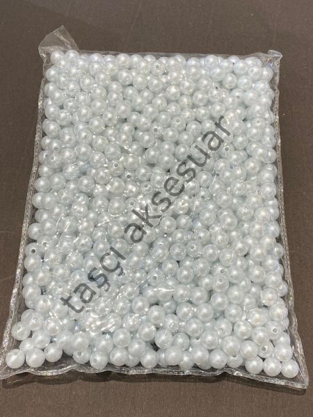 Plastik İnci 10mm Beyaz