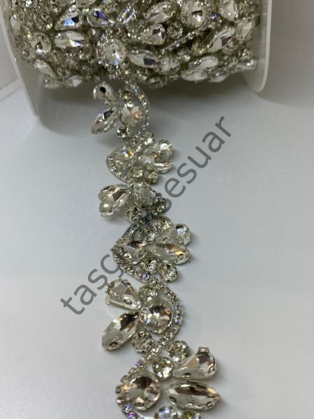 Kristal Taşlı Şerit 1mt.