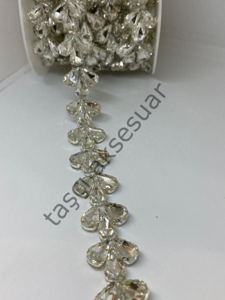 Kristal Taşlı Şerit 1mt.