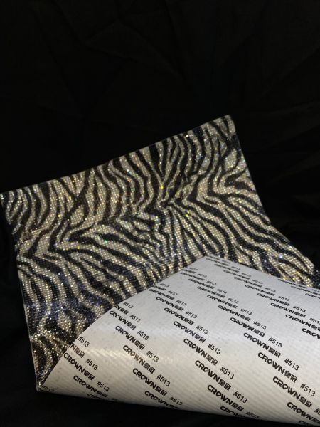 Taşlı Kristal Plaka Zebra