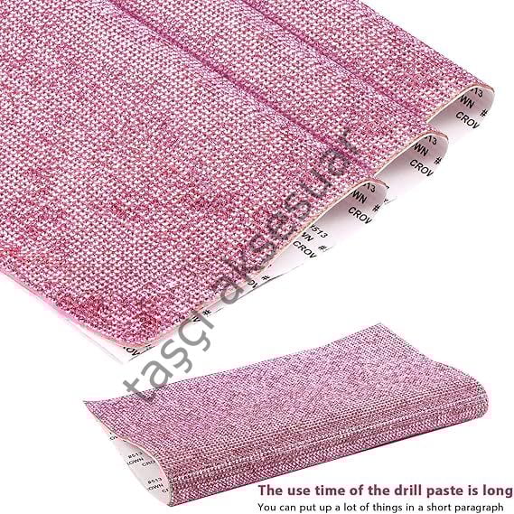 Taşlı Kristal Plaka Pembe