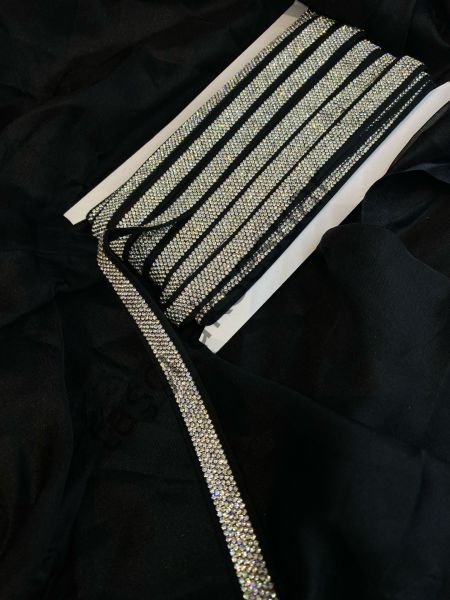 1.5CM GENİŞ KRİSTAL TAŞLI ŞERİT