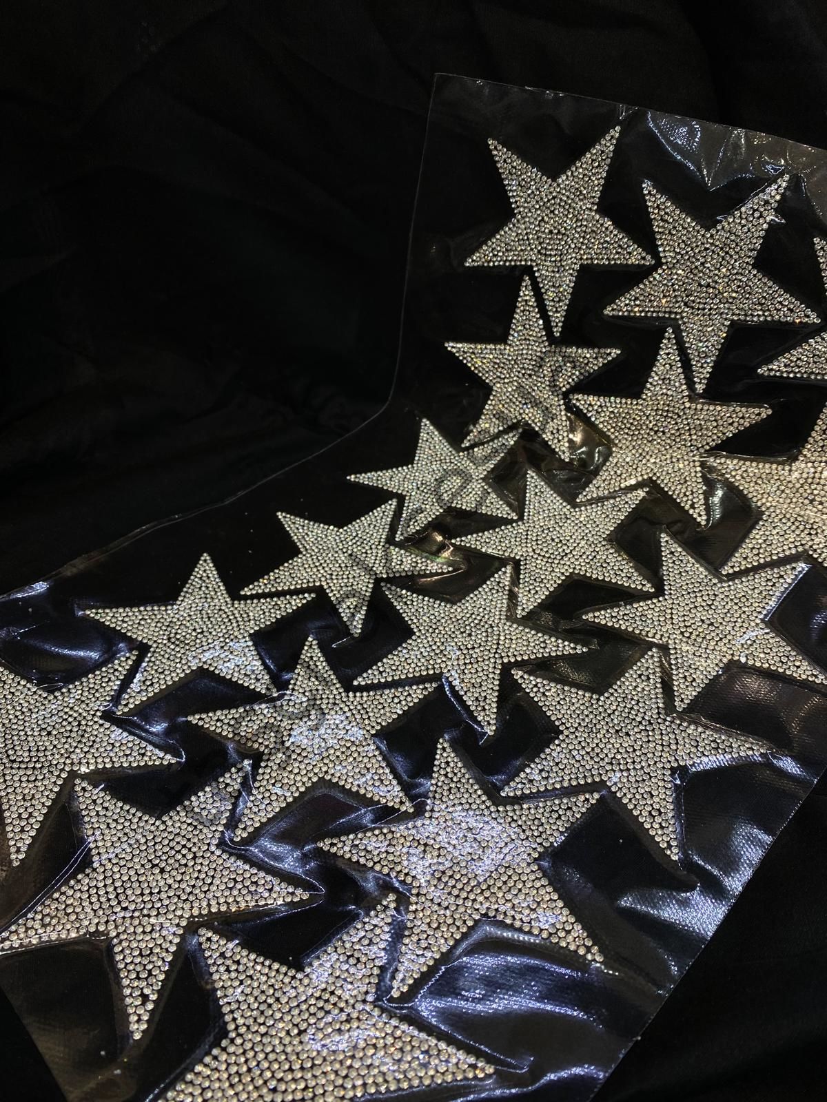 Kristal Taşlı Yıldız (18 adet)