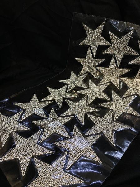 Kristal Taşlı Yıldız (18 adet)