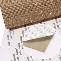 STİCKER SWAROSKİ PLAKA 1mt. gümüş janjan