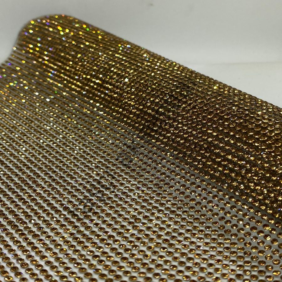 STİCKER SWAROSKİ PLAKA 1mt. gold