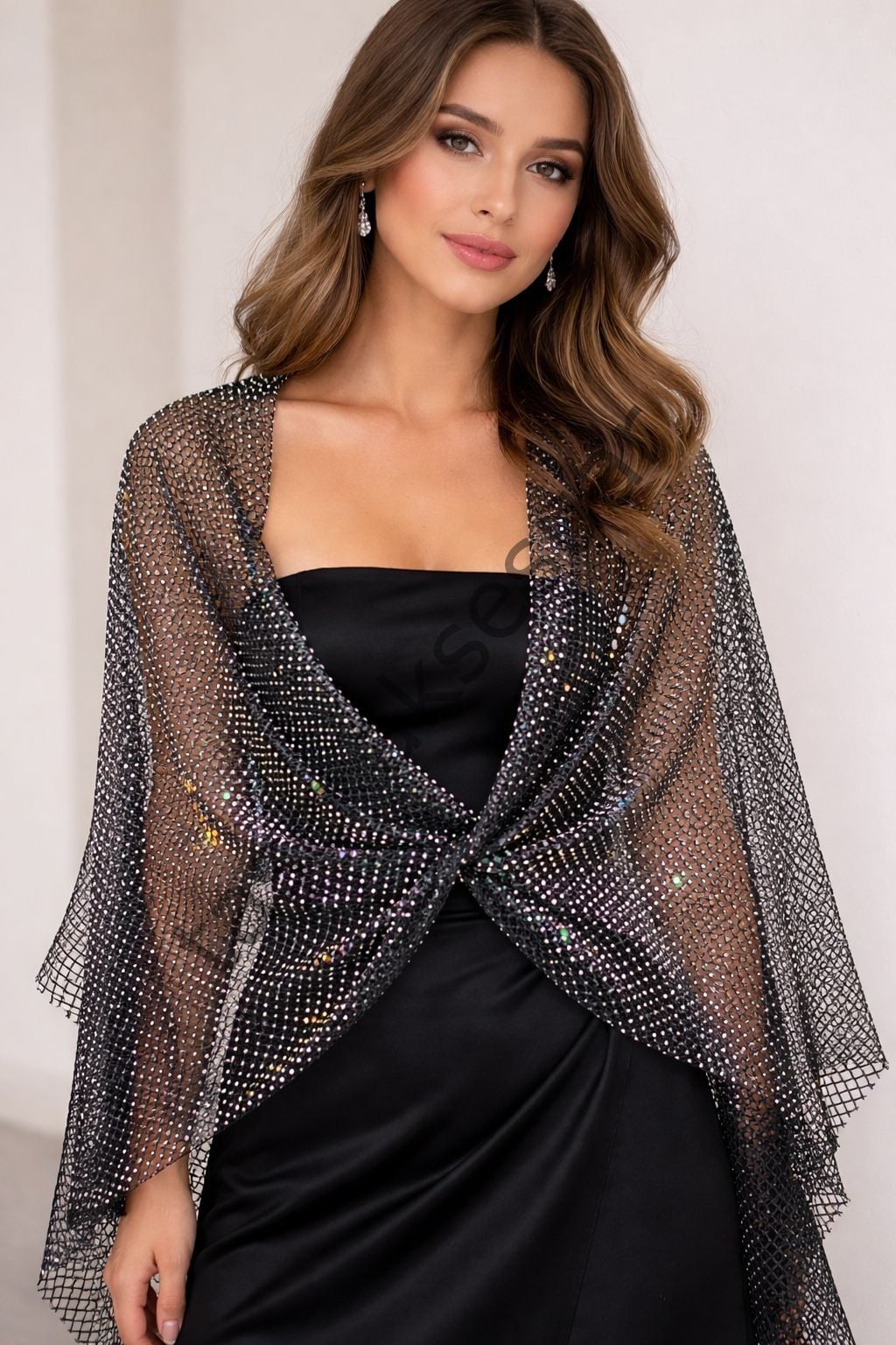 Taşlı Esnek Kumaş 125X43CM