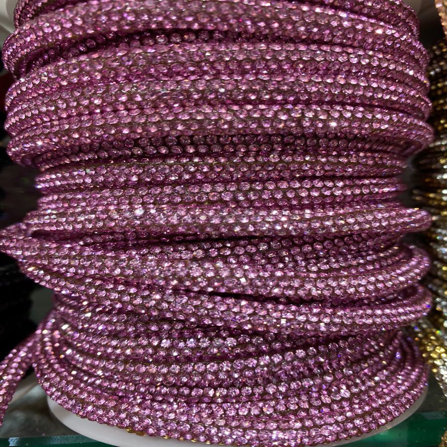 TAŞLI ASKI ŞERİT 1 mt. Pembe